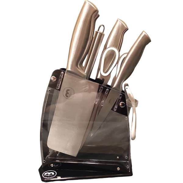 سرویس چاقو آشپزخانه 9 پارچه مدرن لایف مدل ML6606