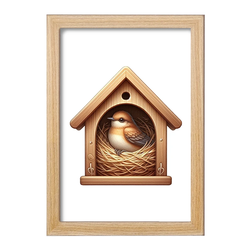 تابلو خندالو مدل پرنده کد F3001