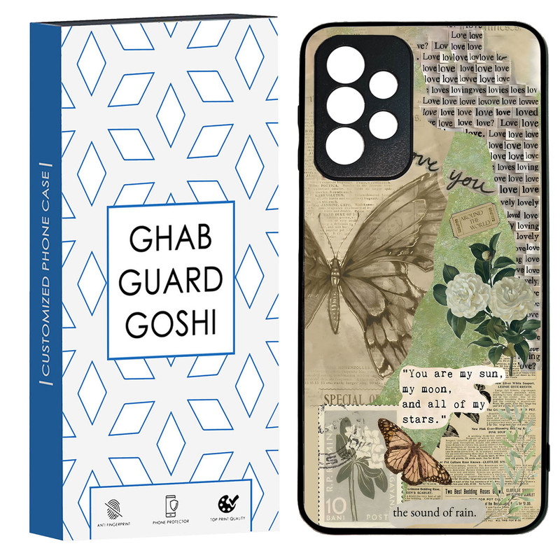 کاور قاب گارد گوشی طرح پروانه کد TPU-162 مناسب برای گوشی موبایل سامسونگ Galaxy A73