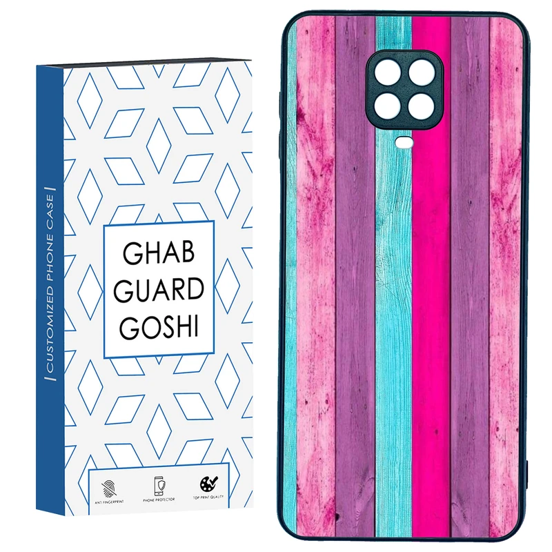 کاور قاب گارد گوشی طرح چوب رنگی کد TPU-253 مناسب برای گوشی موبایل شیائومی Redmi Note 9 pro / Note 9s