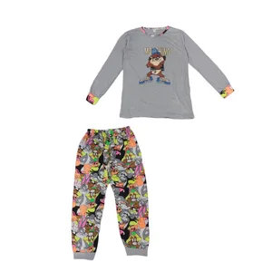 ست تی شرت آستین بلند و شلوار زنانه مدل 601