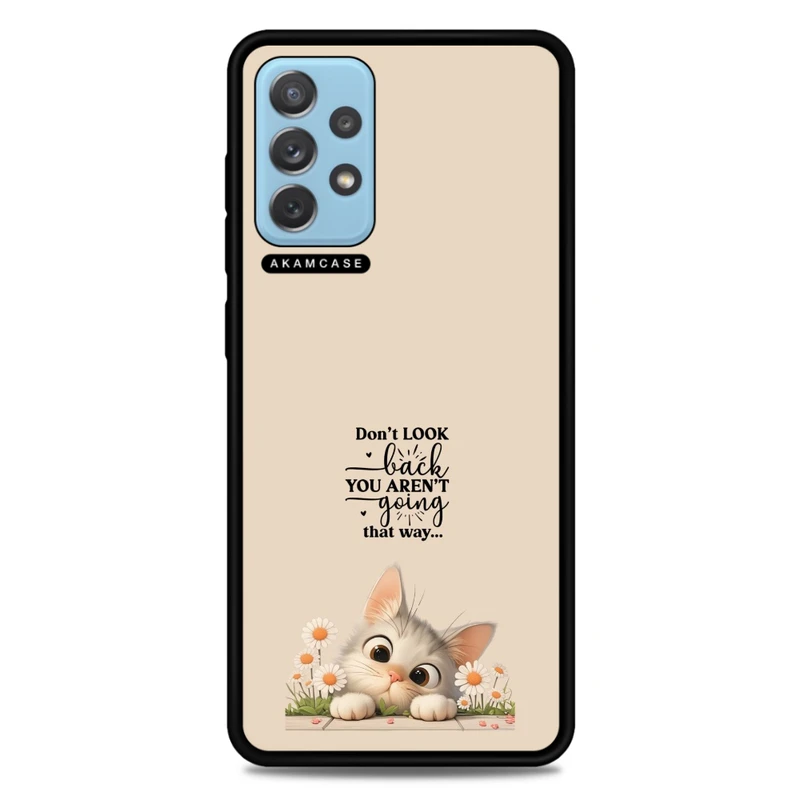 کاور آکام مدل AMC-WSGA72-ANIMALS QOUTES-20 مناسب برای گوشی موبایل سامسونگ Galaxy A72