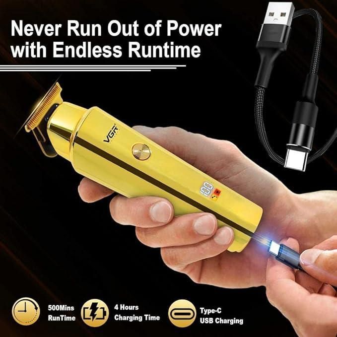 ماشین اصلاح موی سر و صورت وی جی ار مدل V-947 -  - 4
