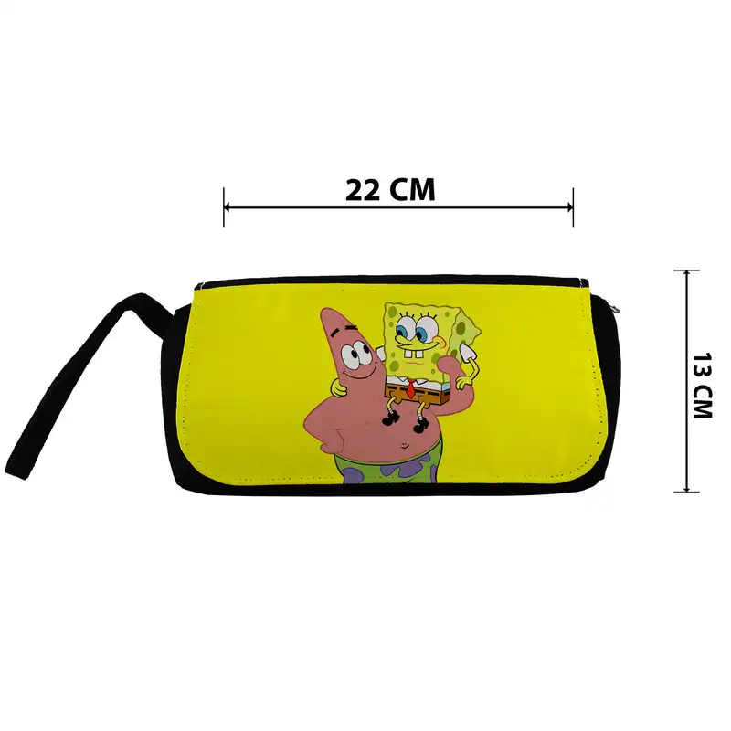 کوله پشتی طرح باب اسفنجی و پاتریک کد 7062 به همراه جامدادی