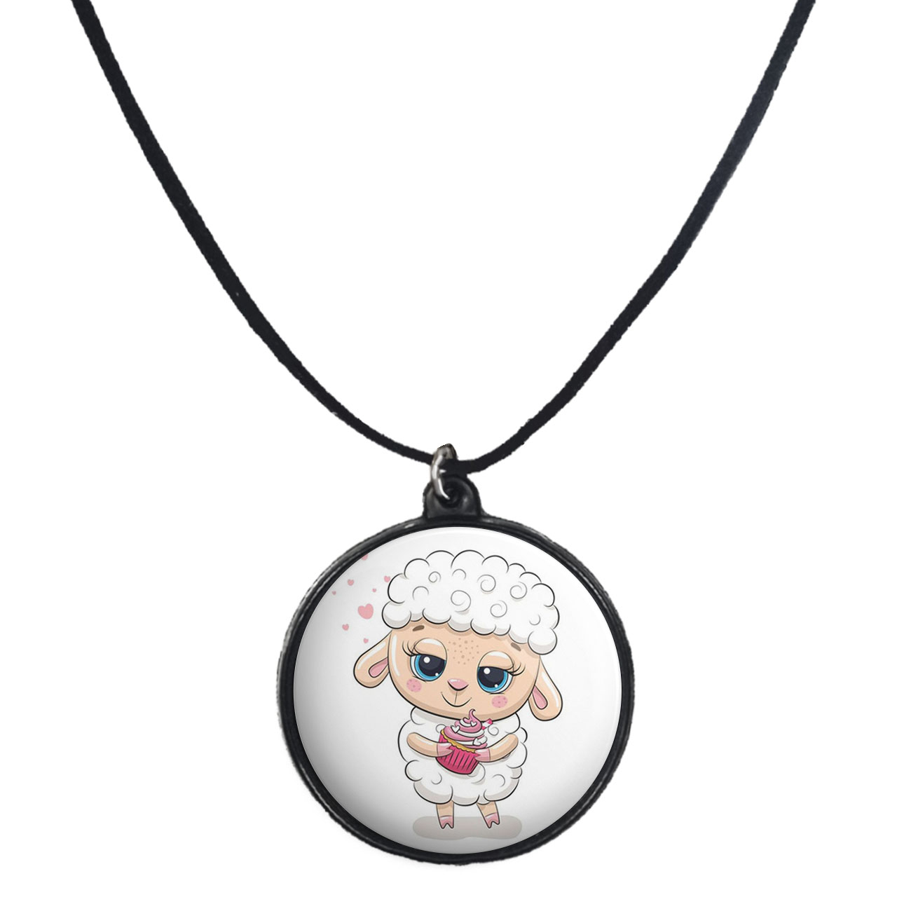 گردنبند پرمانه طرح حیوانات کیوت کد pmb.21380 مدل دو طرفه