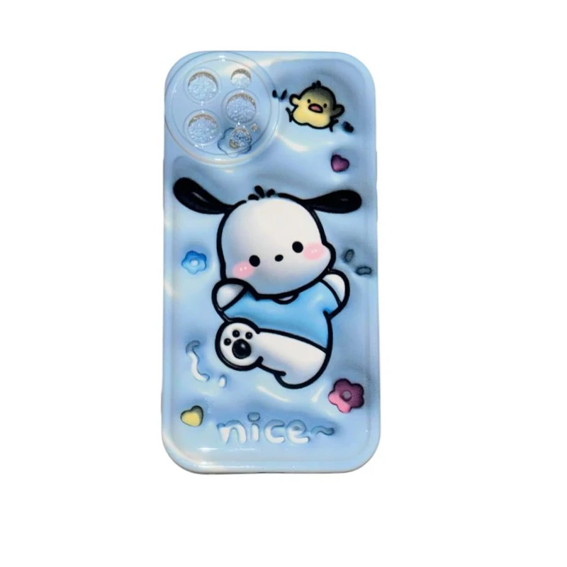 کاور طرح poochaco  کد 6565 مناسب برای گوشی موبایل اپل Iphone 12 pro max