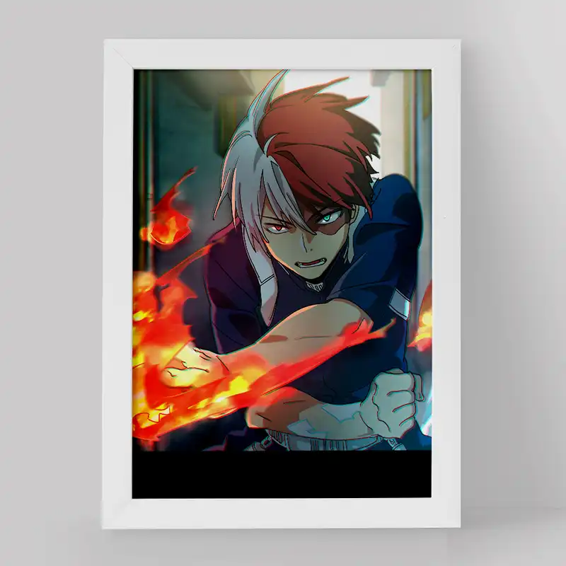 تابلو خندالو مدل شوتو تودوروکی انیمه آکادمی قهرمان من کد 16139