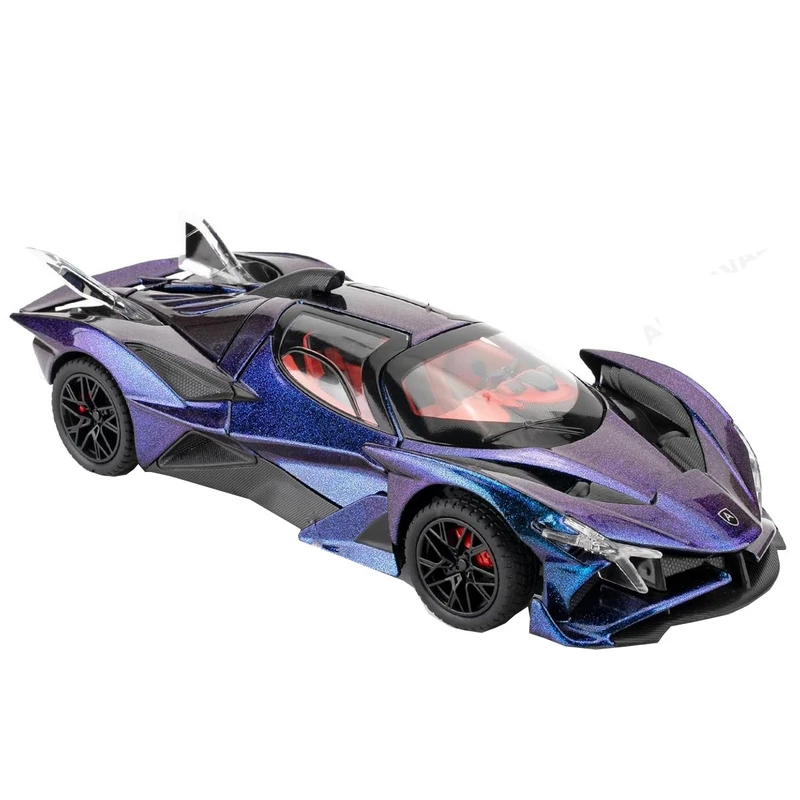 ماشین بازی مدل فلزی 2 درب بازشو آپولو چراغ دار موزیکال