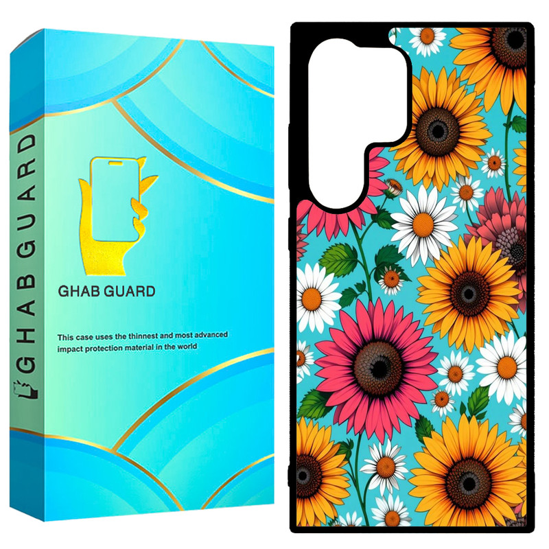 کاور قاب گارد طرح گل گلی مدل GCHPD24U مناسب برای گوشی موبایل سامسونگ Galaxy S24 Ultra 5G