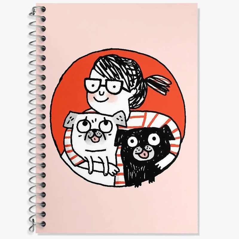 دفتر لغت 50 برگ خندالو مدل حمایت از حیوانات کد 27371