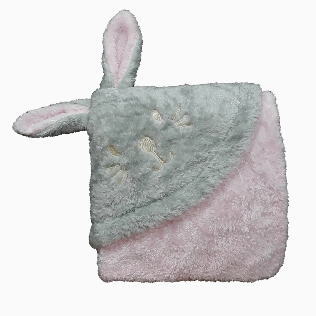 پتو نوزاد مدل خرگوش کد 005 سایز 80x80 سانتی متر