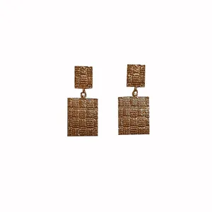 گوشواره زنانه مدل مستطیل