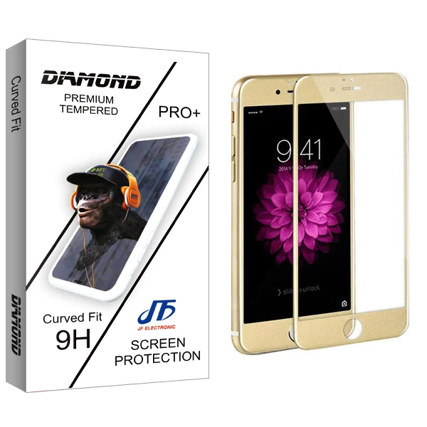 محافظ صفحه نمایش جی اف مدل Diamond glass مناسب برای گوشی موبایل اپل iPhone 8 Plus