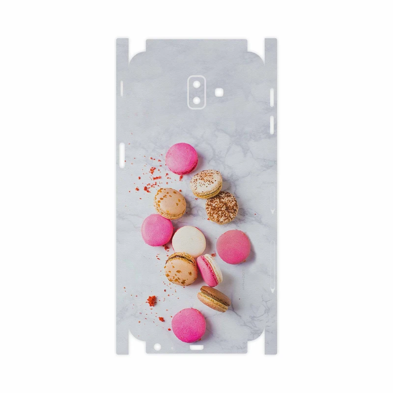 برچسب پوششی ماهوت مدل Macaron cookie-FullSkin مناسب برای گوشی موبایل سامسونگ Galaxy J6 Plus