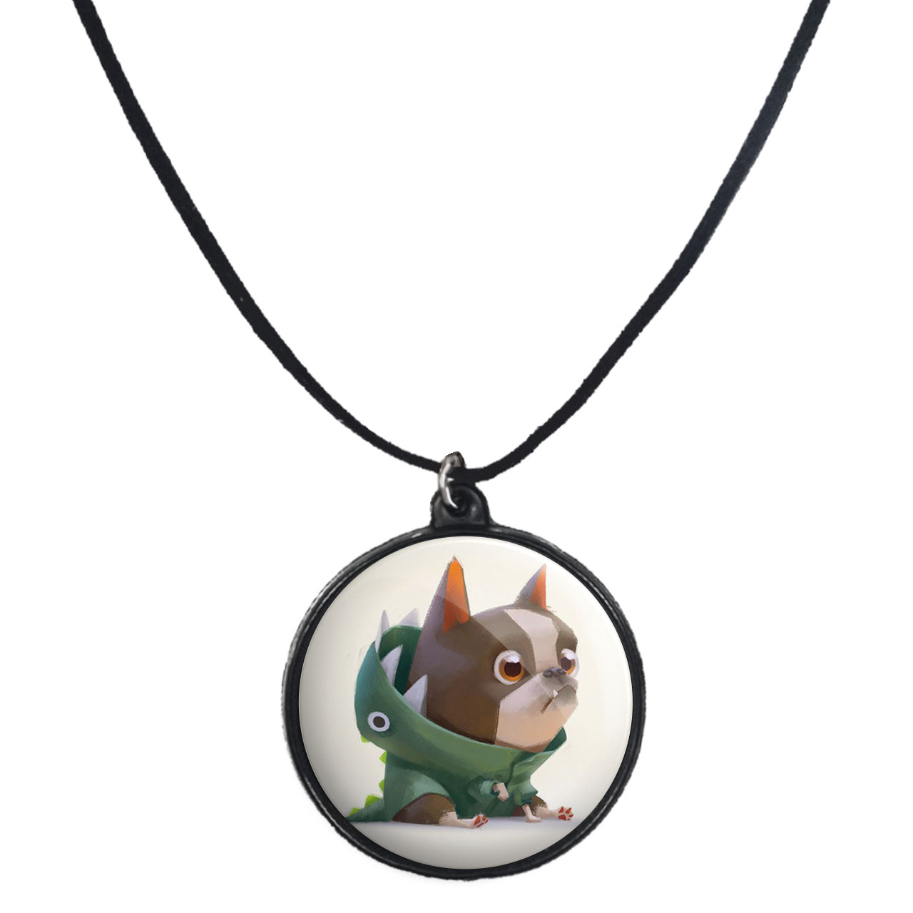 گردنبند پرمانه طرح حیوانات کیوت کد pmb.21530 مدل دو طرفه