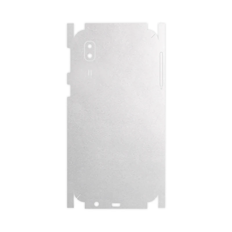 برچسب پوششی ماهوت مدل Metallic-White-FullSkin مناسب برای گوشی موبایل سامسونگ Galaxy A2 Core