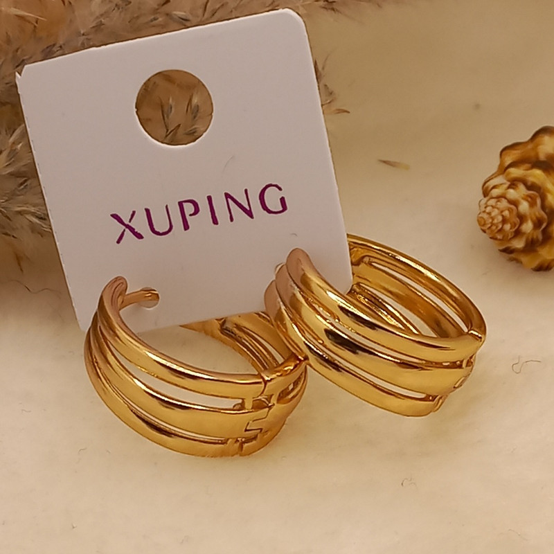 گوشواره زنانه ژوپینگ مدل حلقه ای کد XP 02
