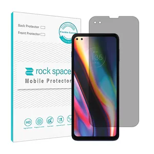 Privacy screen protector Rockspace model HyPRV suitable for Motorola G 5G Plus mobile phone
