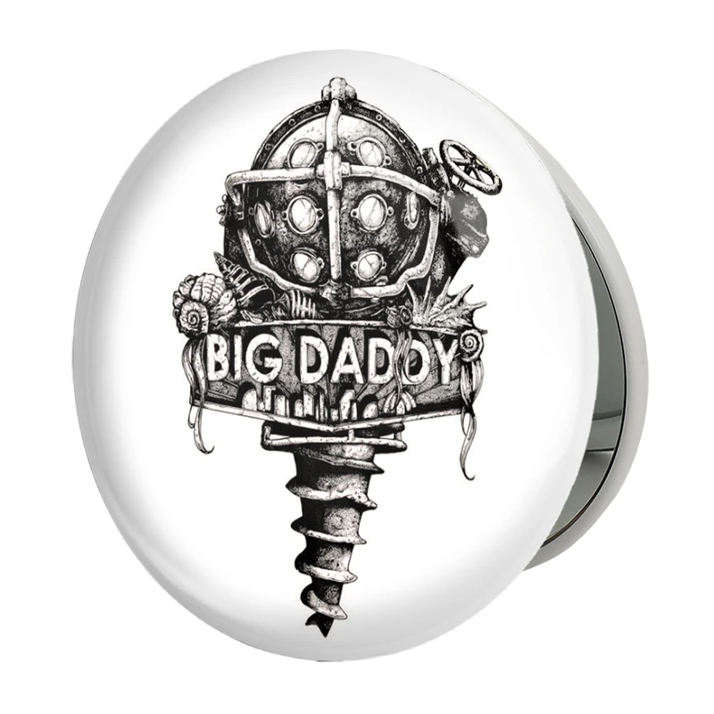 آینه جیبی خندالو طرح بازی بایوشاک (Bioshock) مدل تاشو کد 31332