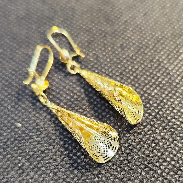 گوشواره زنانه مدل شیپوری کد 355