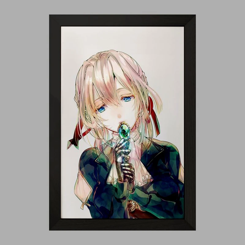 تابلو خندالو مدل دختر انیمه ای  کد 18075