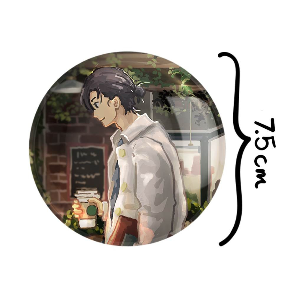 آینه جیبی خندالو مدل شینپی انیمه سامر تایم رندرینگ SUMMER TIME RENDERING  کد 22296