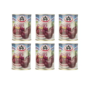 کمپوت گیلاس یک و یک - 370 گرم مجموعه 6 عددی
