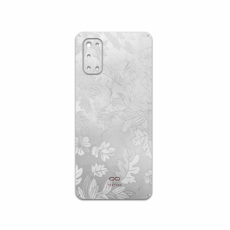 برچسب پوششی ماهوت مدل Silver-Wildflower مناسب برای گوشی موبایل ریلمی 7 Pro