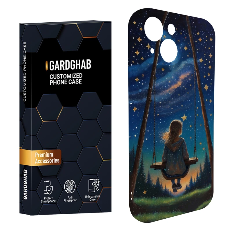 کاور گاردقاب مدل دخترانه مناسب برای گوشی موبایل اپل iPhone15 plus