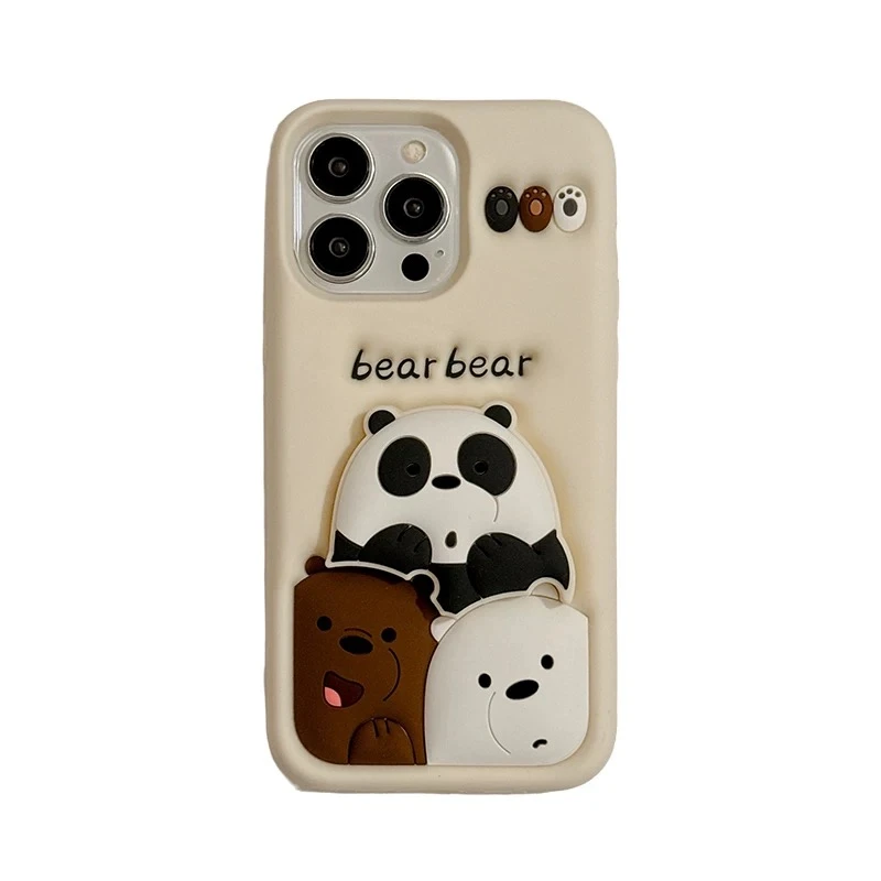 کاور طرح پاندا BEAR BEAR مناسب برای گوشی موبایل اپل IPHONE 16 PRO