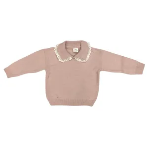 پلیور یقه گرد دخترانه مدل BFTPI