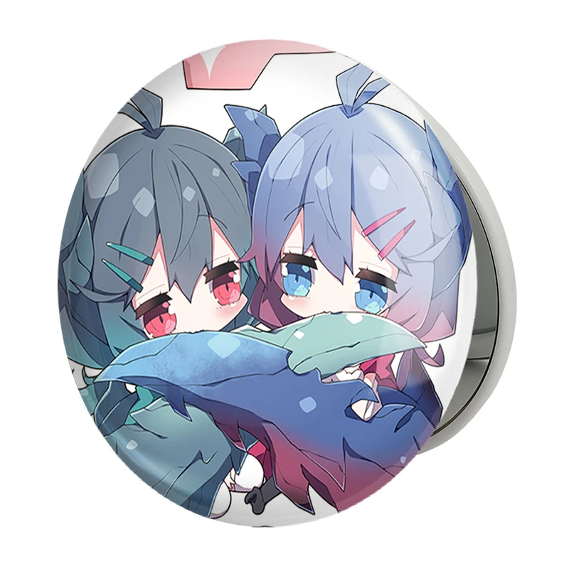 آینه جیبی خندالو طرح بازی شکارچی هیولا (Monster Hunter) مدل تاشو کد 33193