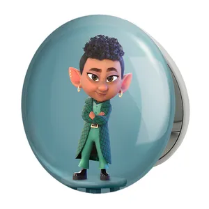 آینه جیبی خندالو طرح انیمیشن شانس لاک Luck مدل تاشو کد 26041 