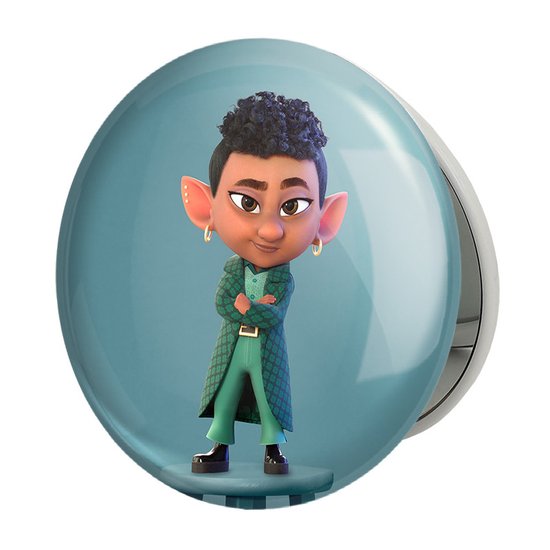 آینه جیبی خندالو طرح انیمیشن شانس لاک Luck مدل تاشو کد 26041 