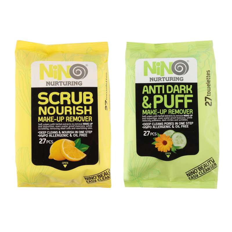 دستمال مرطوب نینو مدل Lemon بسته 27 عددی به همراه دستمال مرطوب نینو مدل Cucumber بسته 27 عددی دستمال مرطوب نینو مدل Lemon بسته 27 عددی به همراه دستمال مرطوب نینو مدل Cucumber بسته 27 عددی