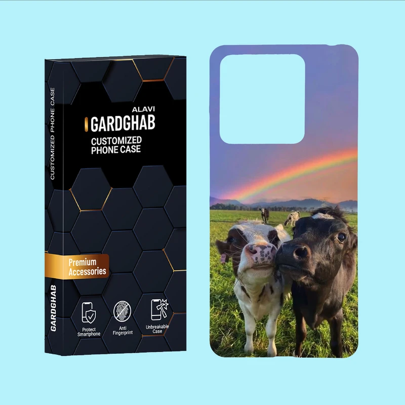 کاور گارد قاب علوی مدل حیوانات مناسب برای گوشی موبایل شیائومی Redmi Note 13 5G