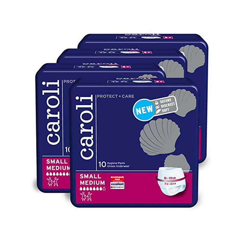 پوشینه شورتی بزرگسال کرولی مدل Protect Plus Care سایز M مجموعه 4 عددی