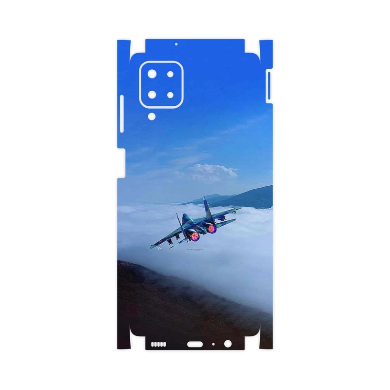 برچسب پوششی ماهوت مدل Fighter plane Su27-FullSkin مناسب برای گوشی موبایل سامسونگ Galaxy M12