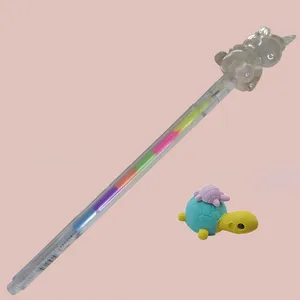 روان نویس مدل فانتزی طرح رنگین کمانی یونیکورن به همراه پاک کن