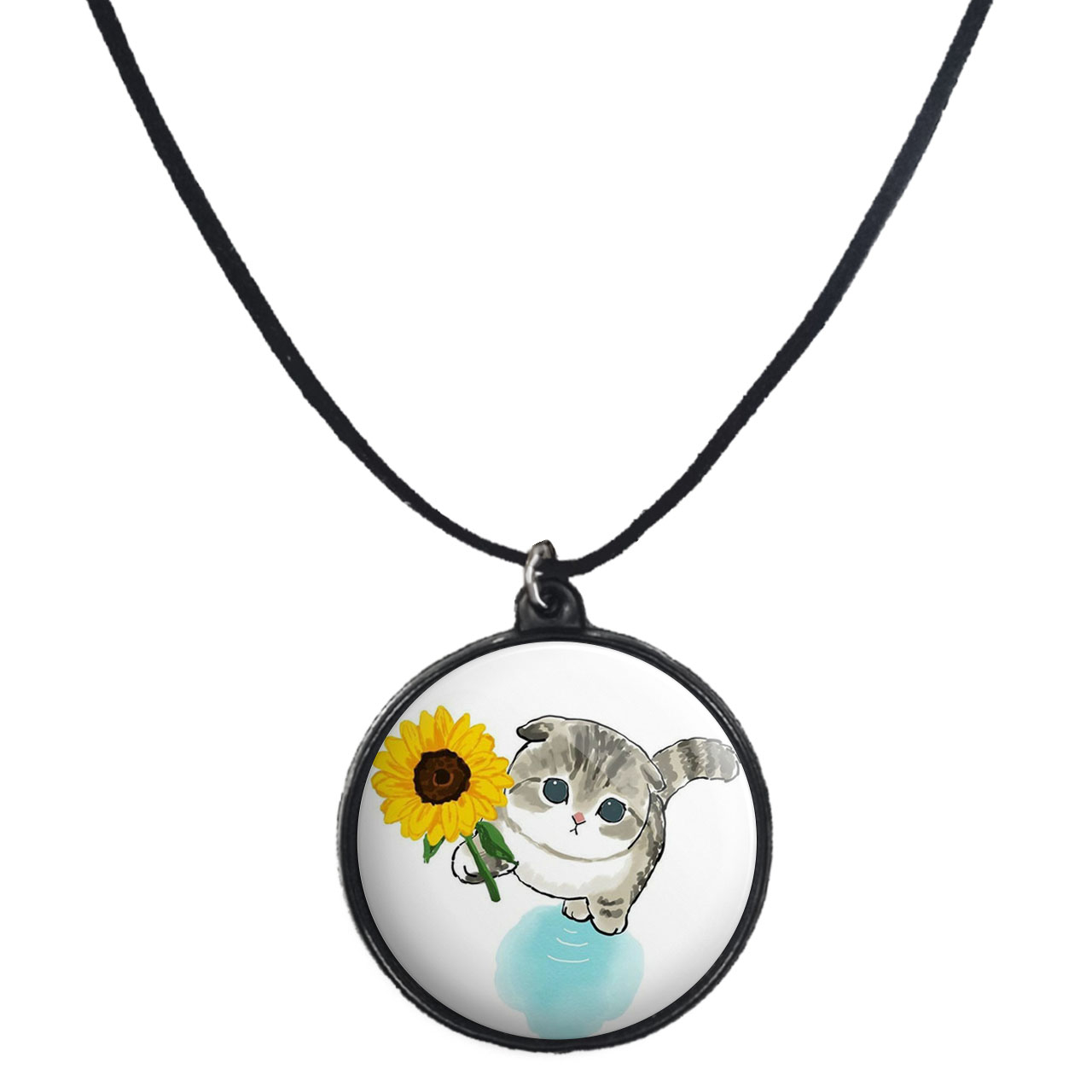 گردنبند پرمانه طرح حیوانات کیوت کد pmb.21563 مدل دو طرفه