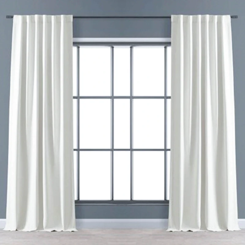 پرده مدل آستر فلامنت سایز 275 × 140 سانتی‌متر مجموعه 2 عددی