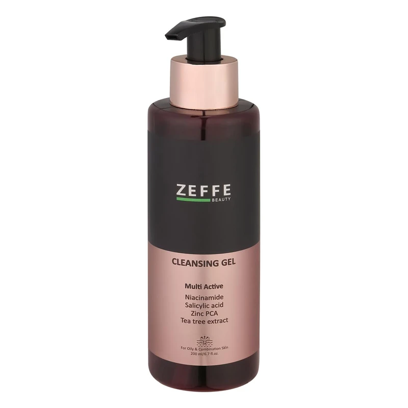 ژل شست‌وشوی صورت زف بیوتی مدل مولتی اکتیو مناسب برای پوست چرب حجم 200 میلی لیتر