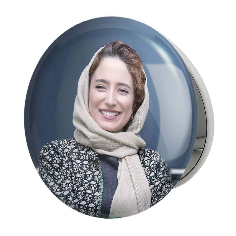 آینه جیبی خندالو طرح نگار جواهریان مدل تاشو کد 6228 