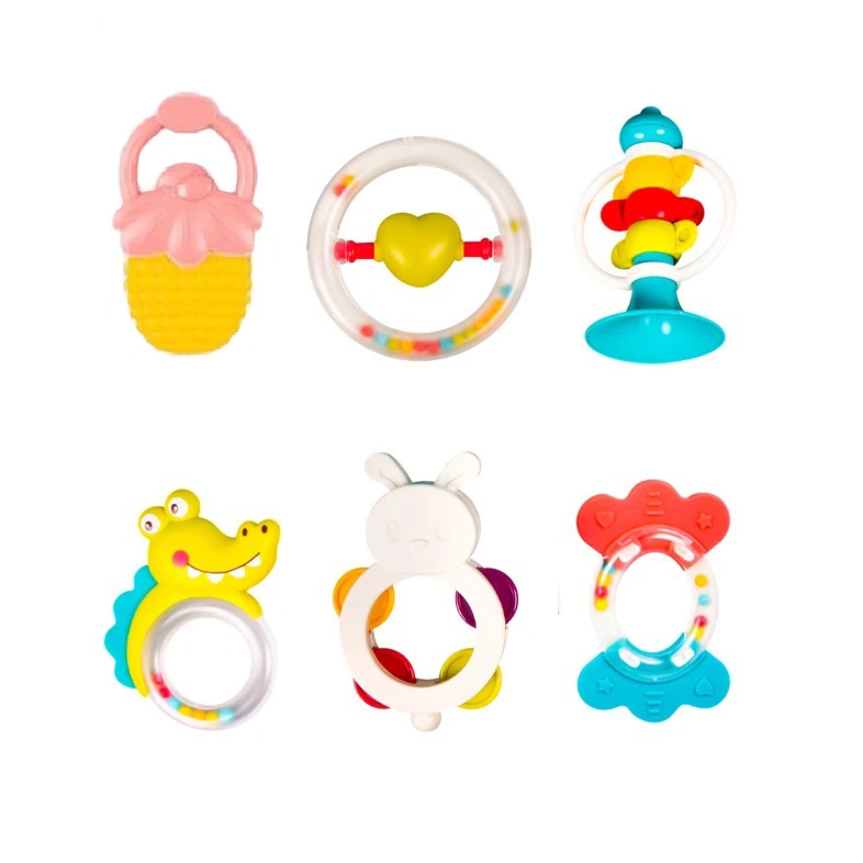 جغجغه بی بی این مدل HANDBELL BABY کد 69-608 مجموعه 6 عددی