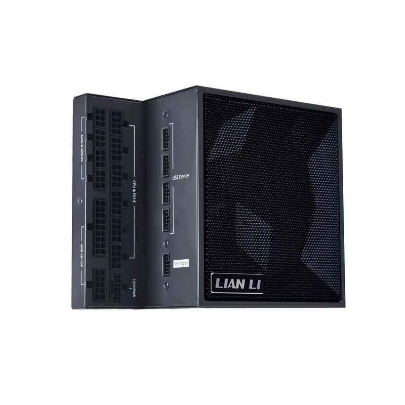 منبع تغذیه کامپیوتر 1000 وات وات لیان لی مدل  EDGE GOLD 1000 UK Black Full Modular