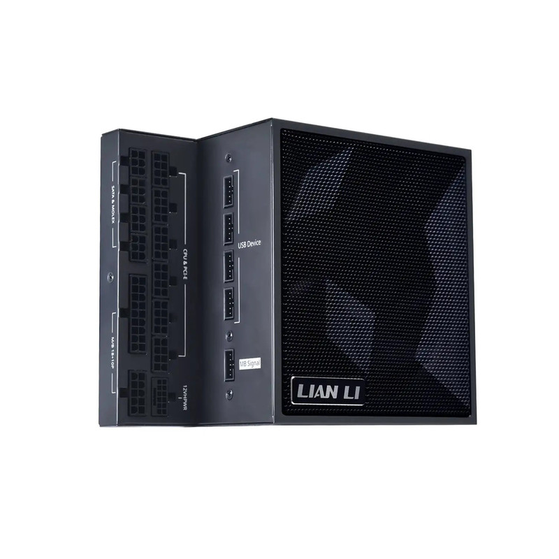 منبع تغذیه کامپیوتر 1000 وات وات لیان لی مدل  EDGE GOLD 1000 UK Black Full Modular