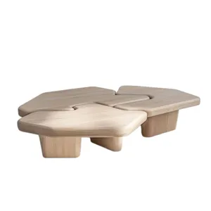 میز پذیرایی چند ضلعی مدل لاندا D28 مجموعه سه‌ عددی