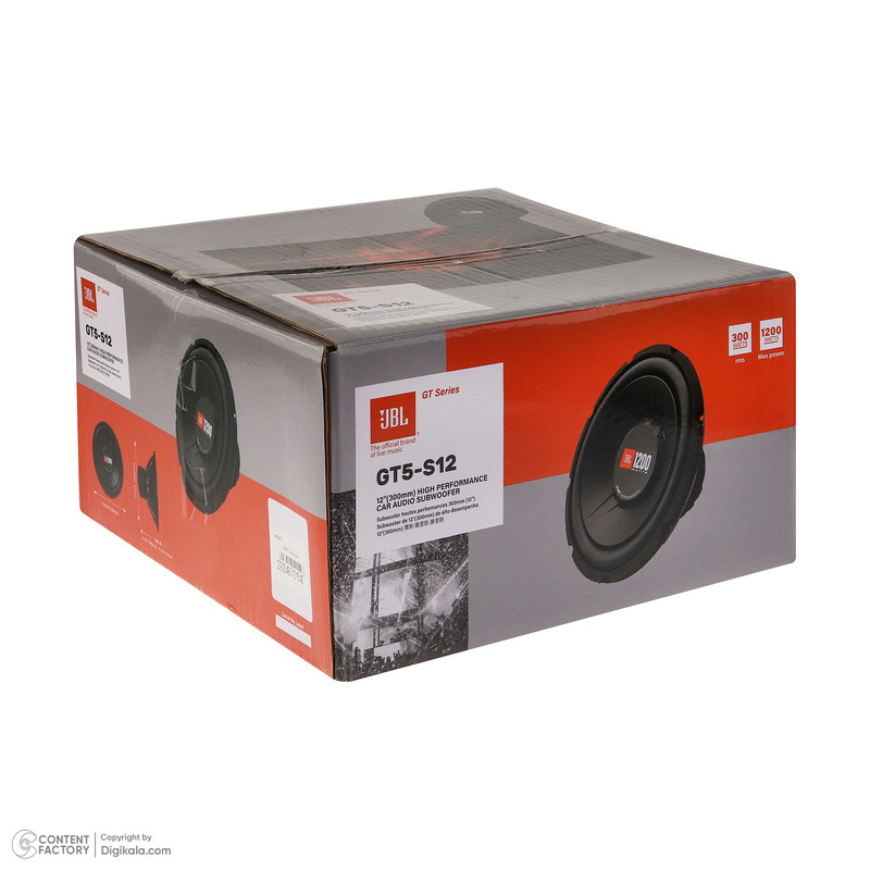 ساب ووفر خودرو جلو جی بی ال مدل GT5-S12 سایز 12 اینچ 3 در وبزینر ساب ووفر خودرو جلو جی بی ال مدل GT5-S12 سایز 12 اینچ