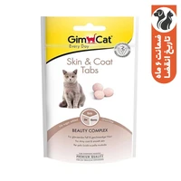 قرص مکمل گربه جیم کت مدل تقویت پوست و مو وزن 40 گرم