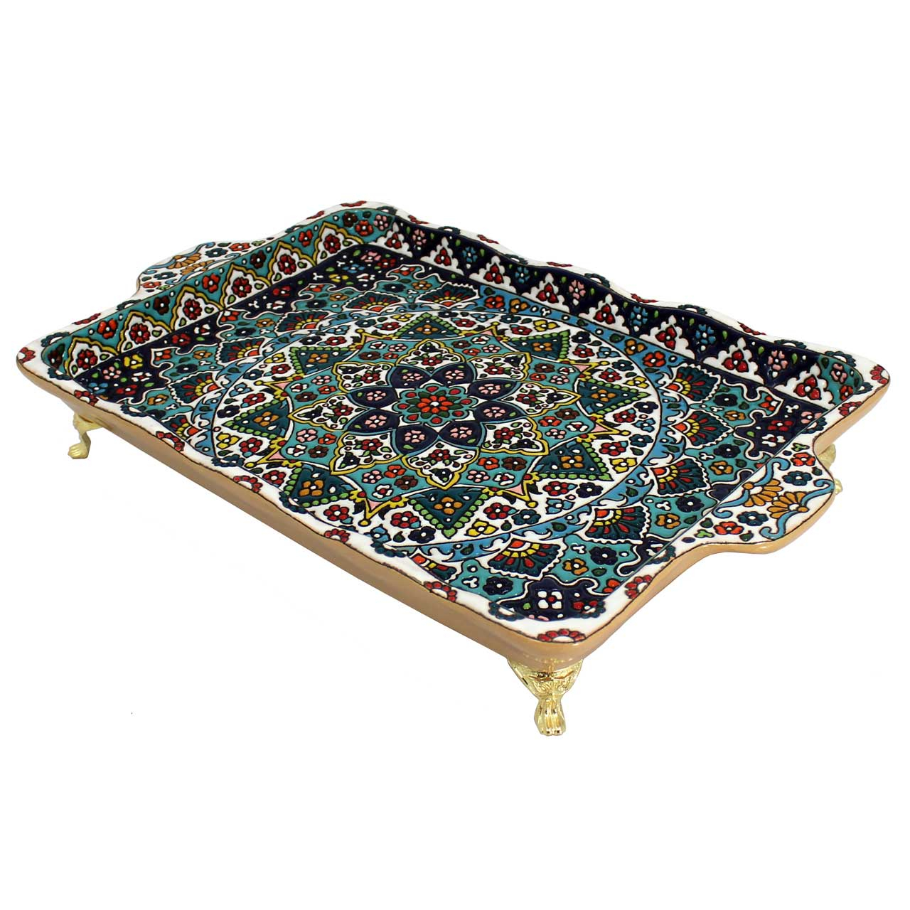 سینی میناکاری دست نگار کد 04-12